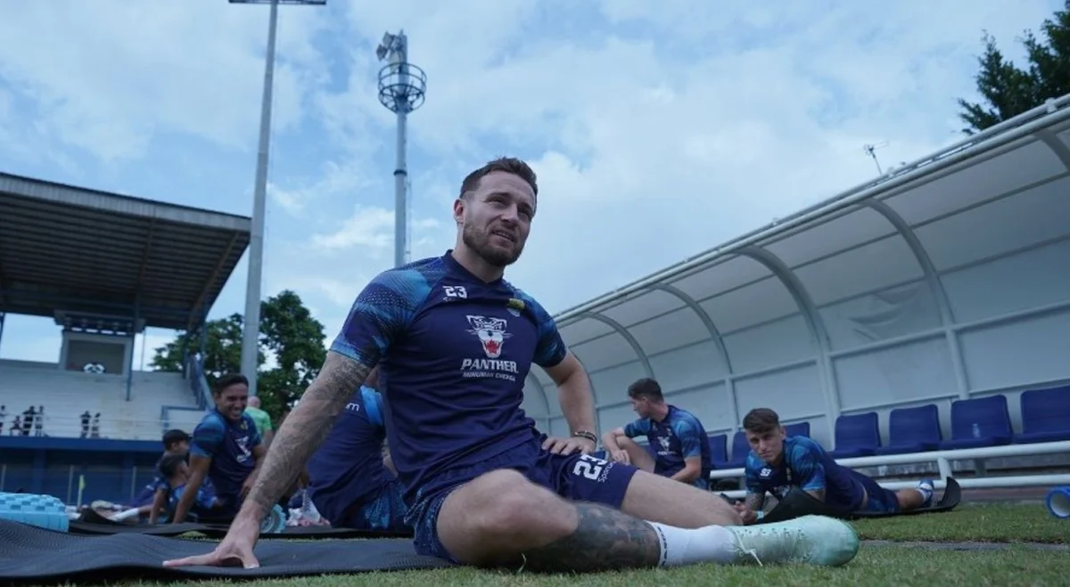 marc klok latihan bersama persib