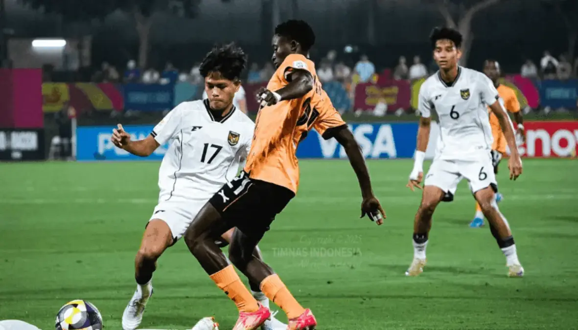 Timnas Indonesia U17 Takluk 1-3 dari Zambia di Laga Perdana Piala Dunia 2025 Kalah