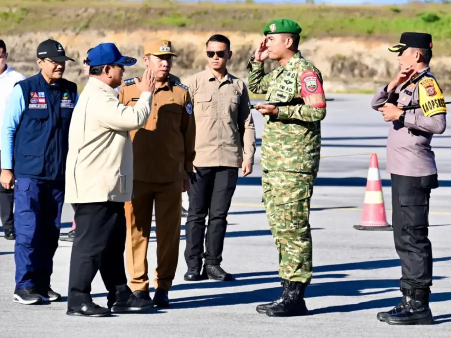 Presiden Tinjau Lokasi Banjir di Sumatera, Kemensos Perkuat Dukungan Perlindungan Sosial Tinjauan langsung