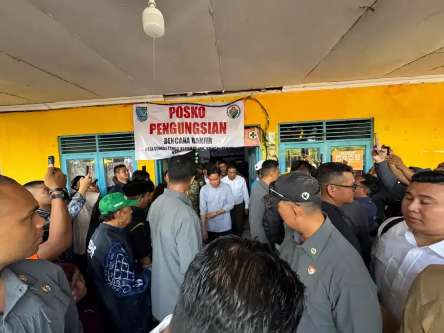 Warga terdampak banjir