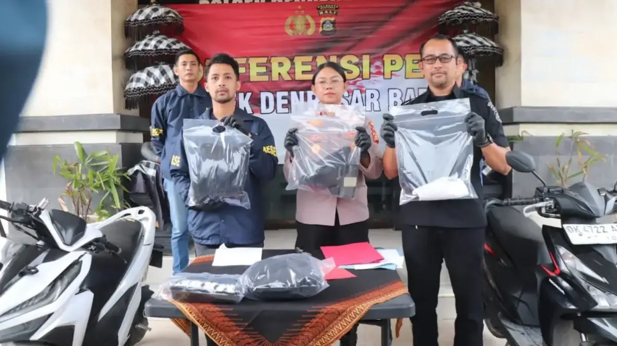 Lima Pelaku Begal yang Viral di Medsos Kini Ditangkap Unit Reskrim Polsek Denpasar Barat Ekspos