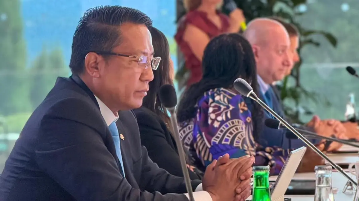 Di Forum 194 Negara, Menkum Supratman Dorong Reformasi Royalti Musik dan Jurnalistik Global Forum internasional