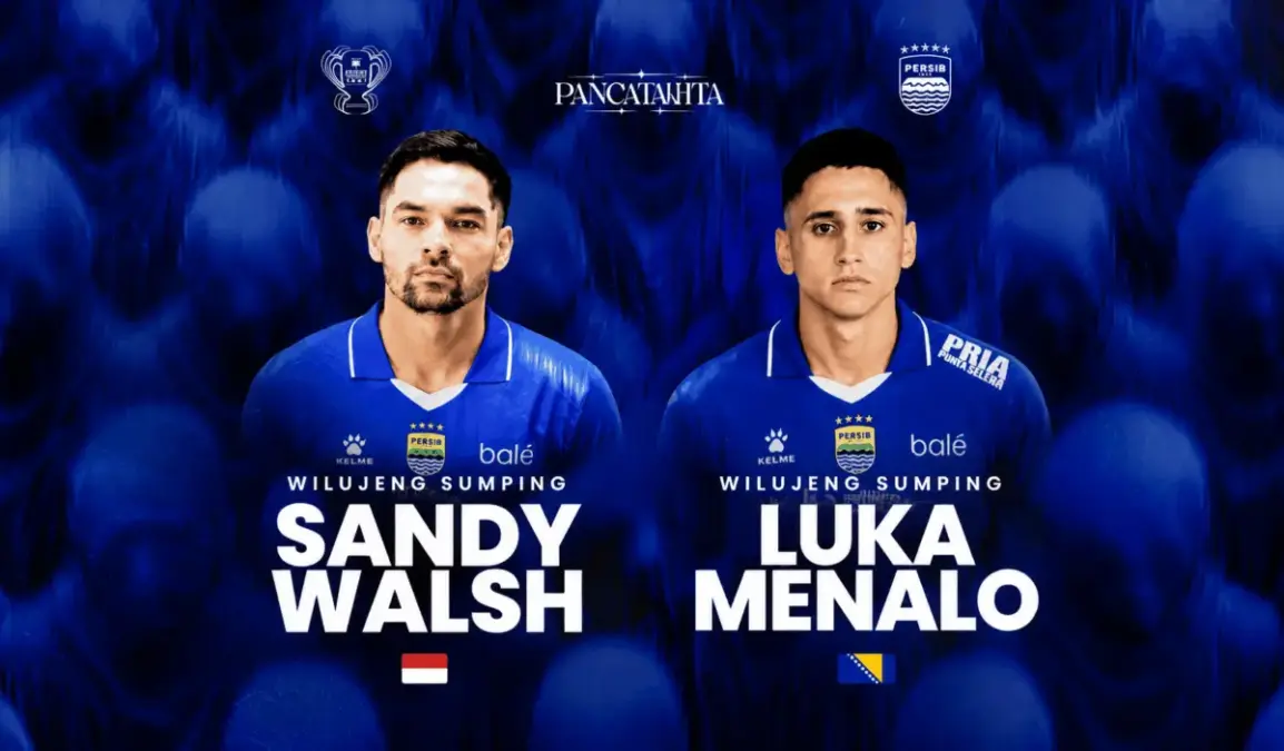 Resmi! Persib Boyong Sandy Walsh dan Luka Menalo, Sinyal Serius Kejar Gelar Musim 2026/2027 Gabung persib