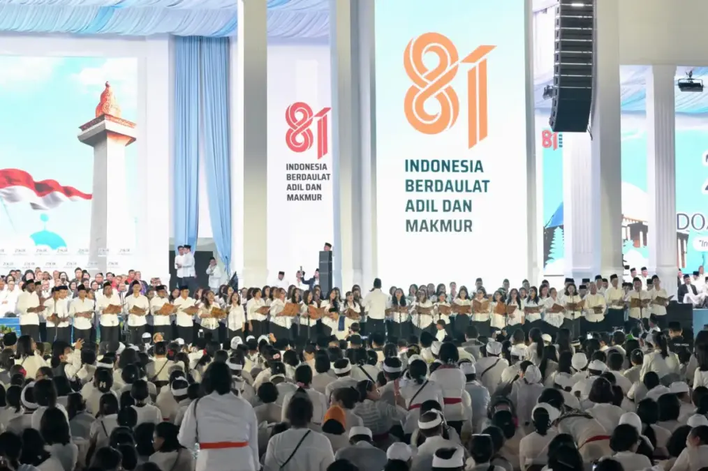 100 Ribu Jamaah Padati Monas, Zikir Kebangsaan Jadi Momen Haru Sambut HUT RI ke-81 Untuk Indonesia