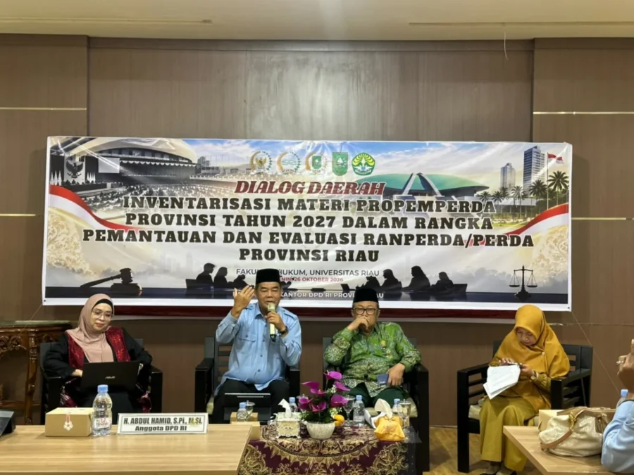 DPD RI Riau Dorong Propemperda 2027, Senator Abdul Hamid : Kepentingan Masyarakat dan Daerah Harus Terpenuhi DPD RI Riau Dorong Propemperda 2027, Senator Abdul Hamid : Kepentingan Masyarakat dan Daerah Harus Terpenuhi
