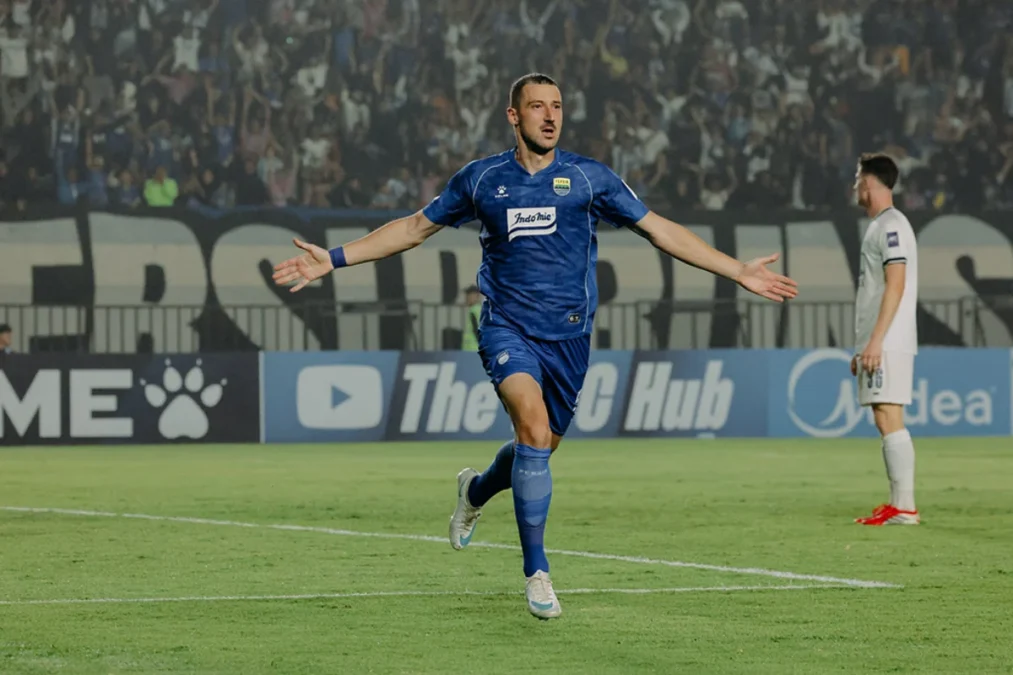 Balsa Sekulic Borong Gol, Persib Tak Terbendung dan Kokoh di Puncak Grup E ACL Two